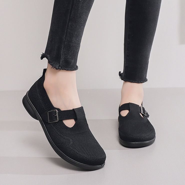 Spring  Old Beijing Cloth Shoes Breathable Middle-aged
