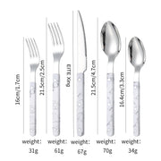 French Rivet ABS Handle Hotel Western Tableware Steak Knife