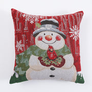 Christmas Pillow Cover (without core) Woven Cartoon