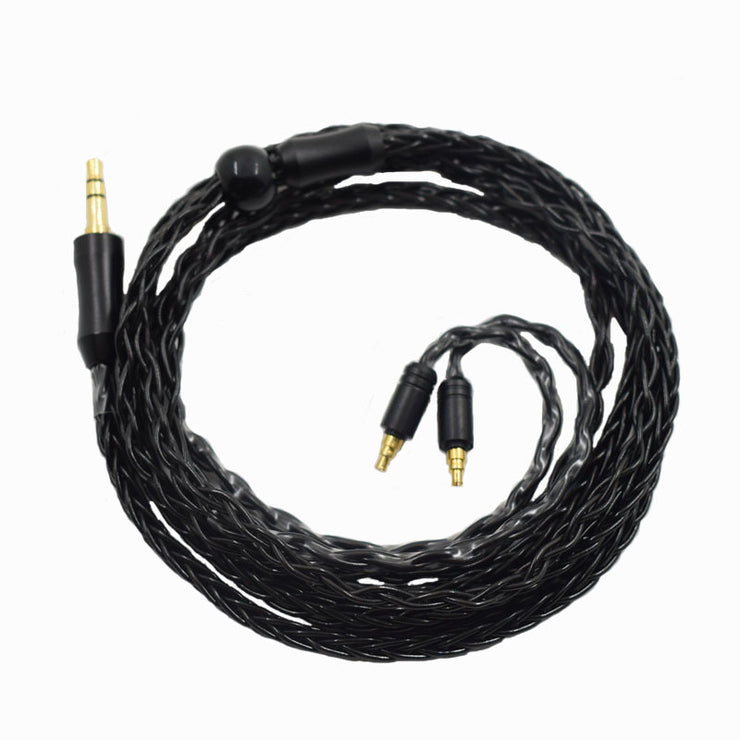 IE40PRO 8-core single crystal copper silver plated upgrade cable