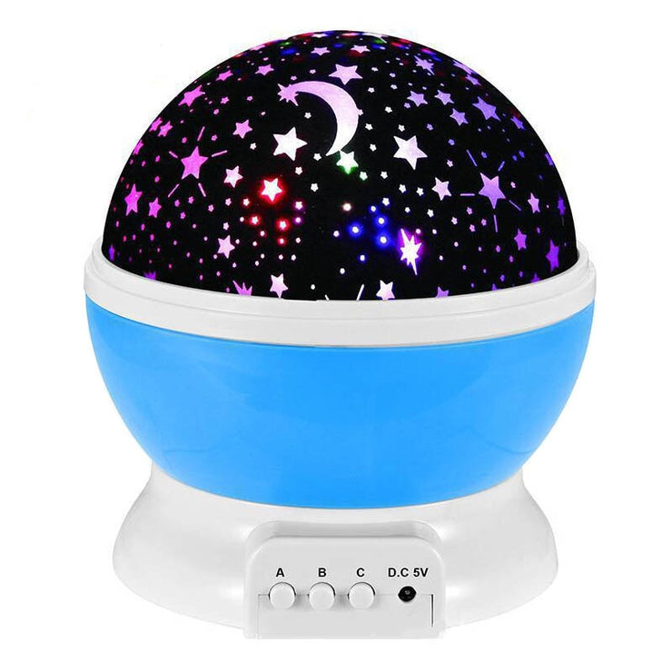 Novelty LED Rotating Star Projector Lighting Moon Starry Sky