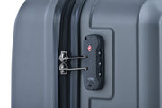 3 Piece Luggage Sets ABS Lightweight Suitcase with Two Hooks