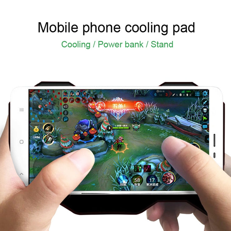G1 Mobile Phone Cooling Pad Mute Gaming Cooler Radiator Fans