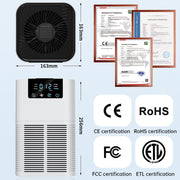 Negative ion desktop air purifier indoor formaldehyde sterilization