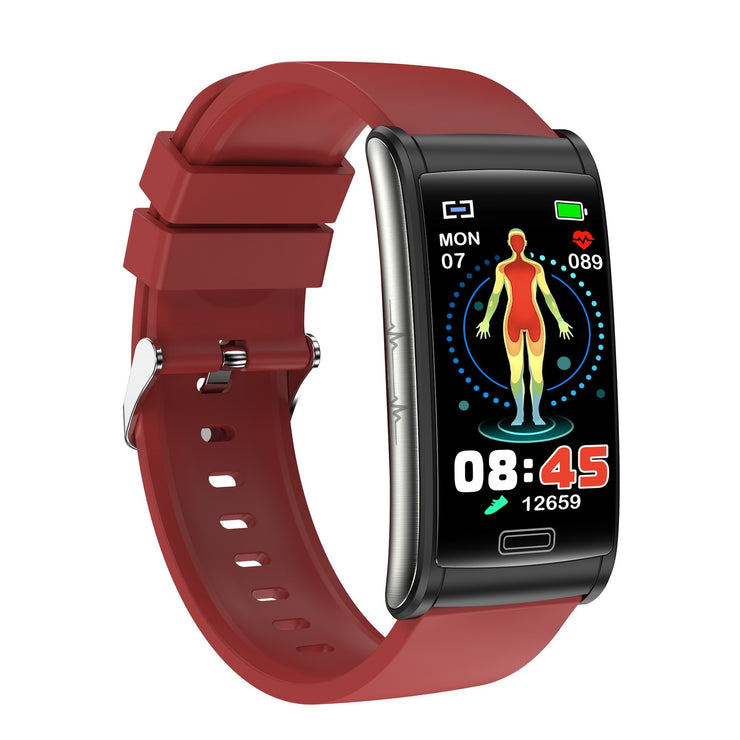 Smartwatch ECG blood glucose oxygen health fitness