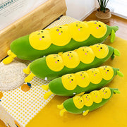 Pea Pillow Plush Toy Long Sleep Doll Caterpillar Grabber Doll