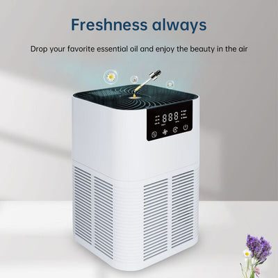 Negative ion desktop air purifier indoor formaldehyde sterilization