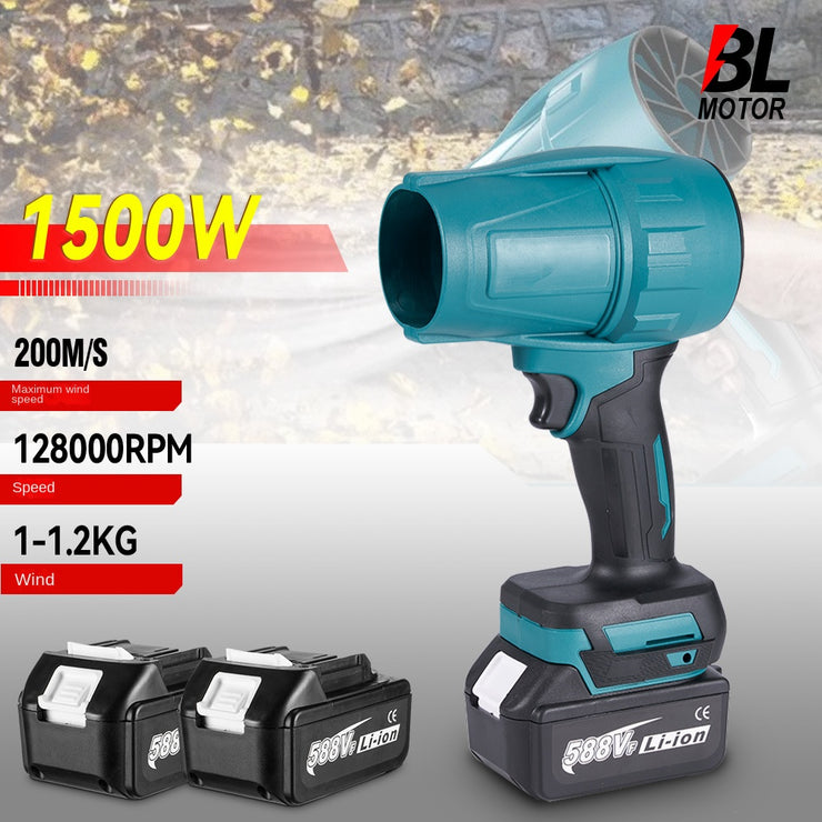 Brushless turbocharged storm blower and snow blower