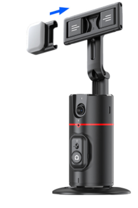 P02 Auto Face Tracking Stand 360 Rotation Phone Holder Desktop Tracking