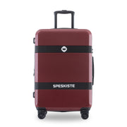 with Spinner Wheels Lightweight TSA Lock (20/24/28), Red
