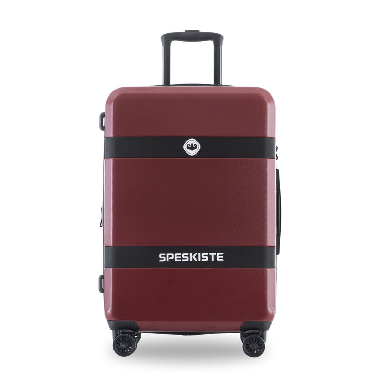 with Spinner Wheels Lightweight TSA Lock (20/24/28), Red