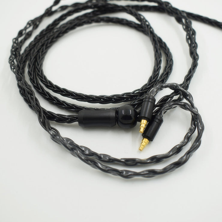 IE40PRO 8-core single crystal copper silver plated upgrade cable