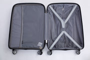 Hardshell Suitcase Spinner Wheels PP Luggage Sets Lightweight Durable