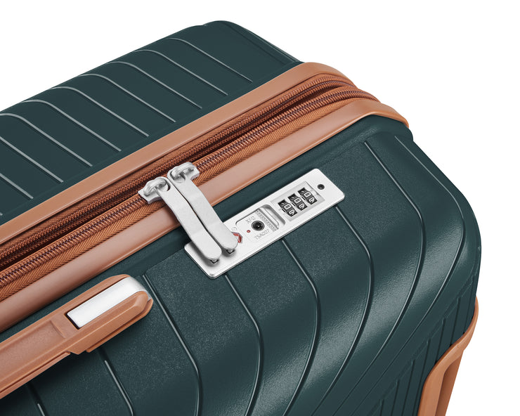 Luggage set of 4 pieces (14/20/24/28) with 4 360 degree