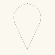 1 Carat Moissanite 925 Sterling Silver Pendant Necklace