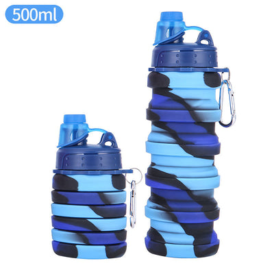 New Silicone Collapsible Sports Water Cups For Men And Women