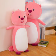 Super cute beaver long doll cute beaver headboard pillow super soft