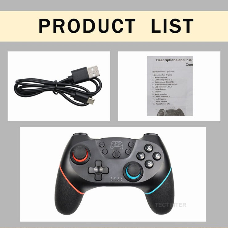 Wireless Bluetooth Gamepad For Nintendo Switch Pro NS-Switch Pro Game