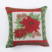 Christmas Pillow Cover (without core) Woven Cartoon