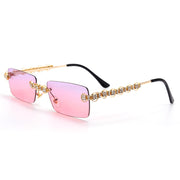 Sun Glasses Crystal Vintage Rhinestone Glasses Eyewear