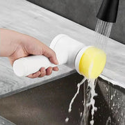 5-in-1 Electric Cleaning Brush Bathroom Wash Brush Kitchen Cleaning Tool
