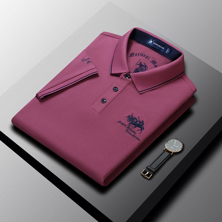 POIO shirt new summer business short sleeved T-shirt for men