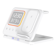 Phone Stand Tabletop 15w Fast Charging 5 in One Universal Wireless Charger Desk Charger for Iphone