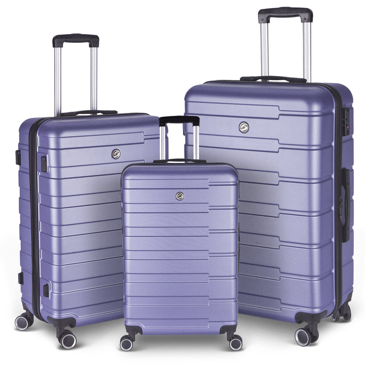 Luggage Suitcase 3 Piece Sets Hardside Carry-on luggage with Spinner