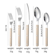 French Rivet ABS Handle Hotel Western Tableware Steak Knife
