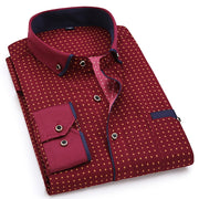 Male Social Business Dress Shirt Brand Men Clothing
