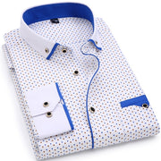 Male Social Business Dress Shirt Brand Men Clothing