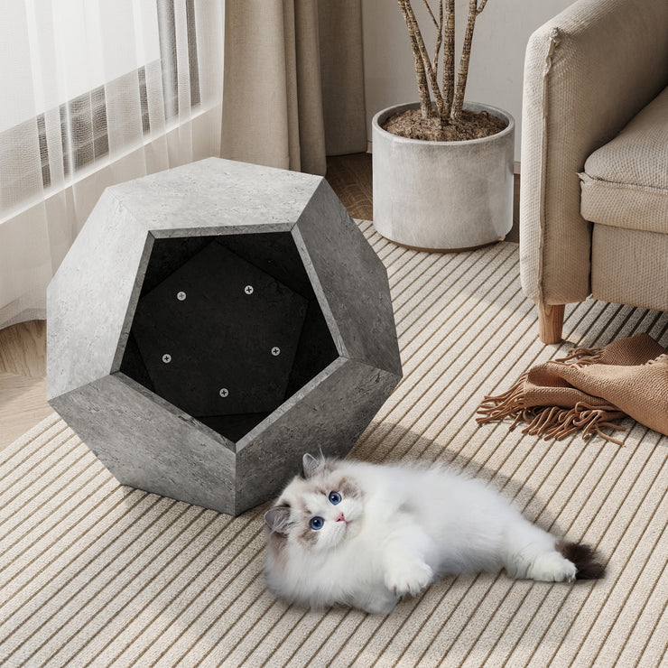 25.98"Modern Pet Furniture Cat Litter Side Table, Sofa Side Table,