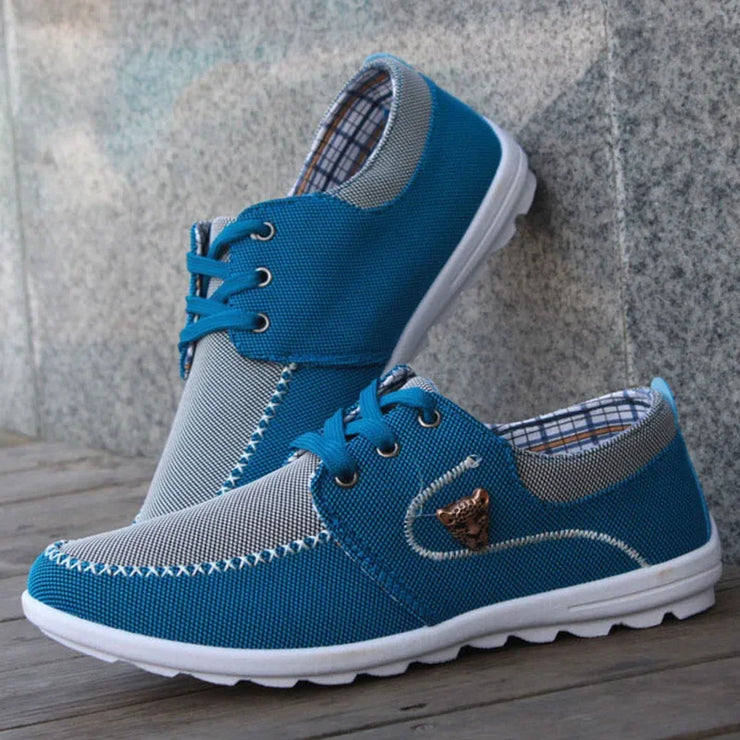 Men Casual Sneakers Flat Canvas Shoes for Men