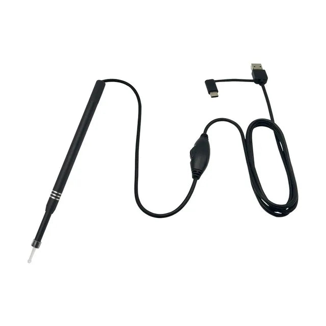3 In 1 USB Endoscope HD Visual Ears Cleaning Earpick Spoon with 6 LED
