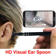 3 In 1 USB Endoscope HD Visual Ears Cleaning Earpick Spoon with 6 LED