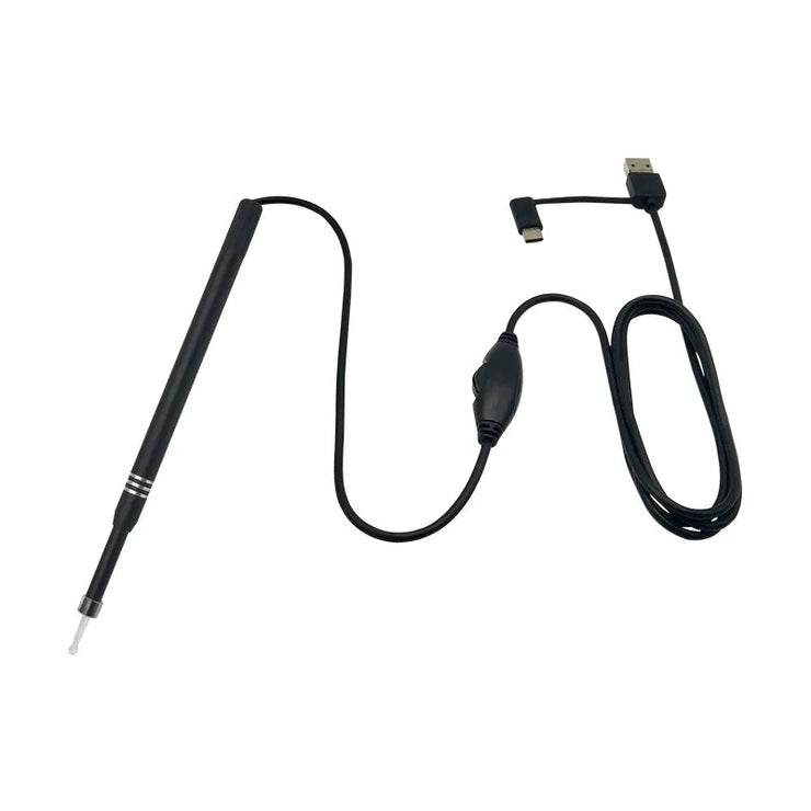 3 In 1 USB Endoscope HD Visual Ears Cleaning Earpick Spoon with 6 LED