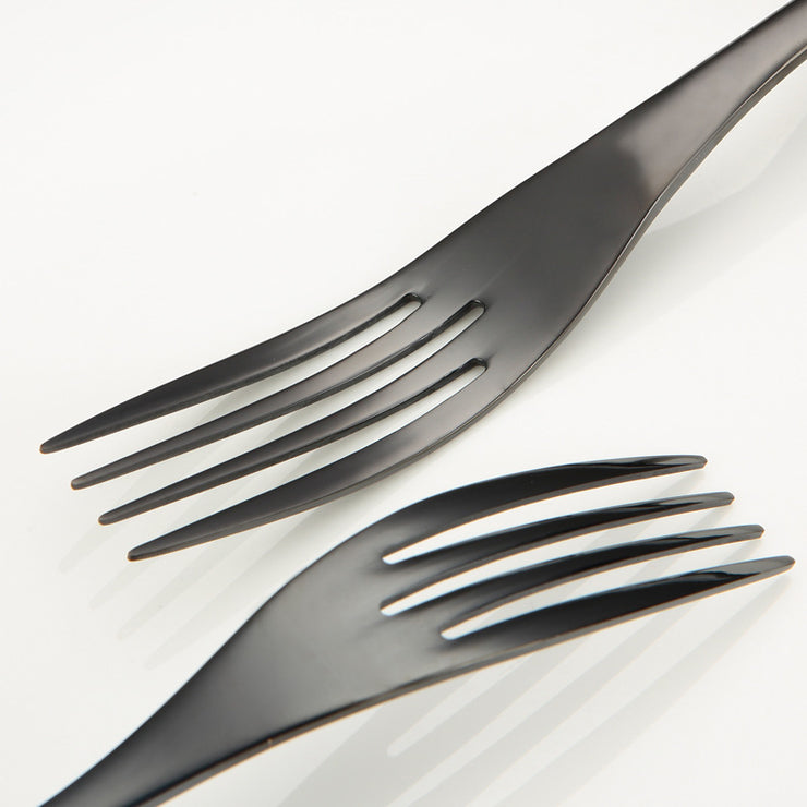 Portugal Titanium Black Stainless Steel Western Cutlery Set