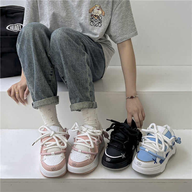 Cute Harajuku Sneakers Women's Running  Shoes