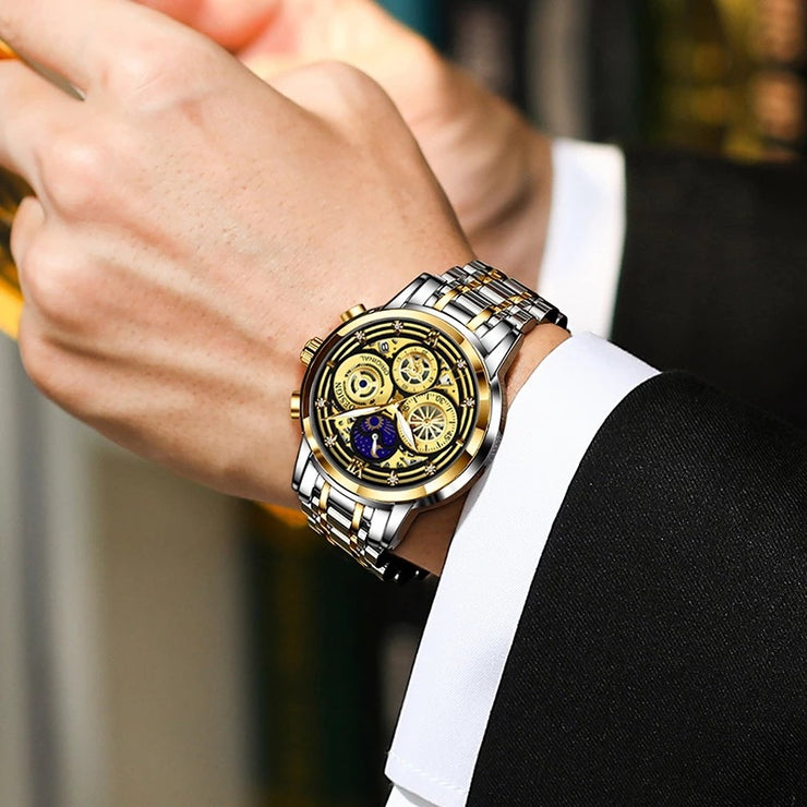 Men's Quartz Watch Skeleton