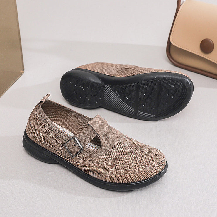 Spring  Old Beijing Cloth Shoes Breathable Middle-aged