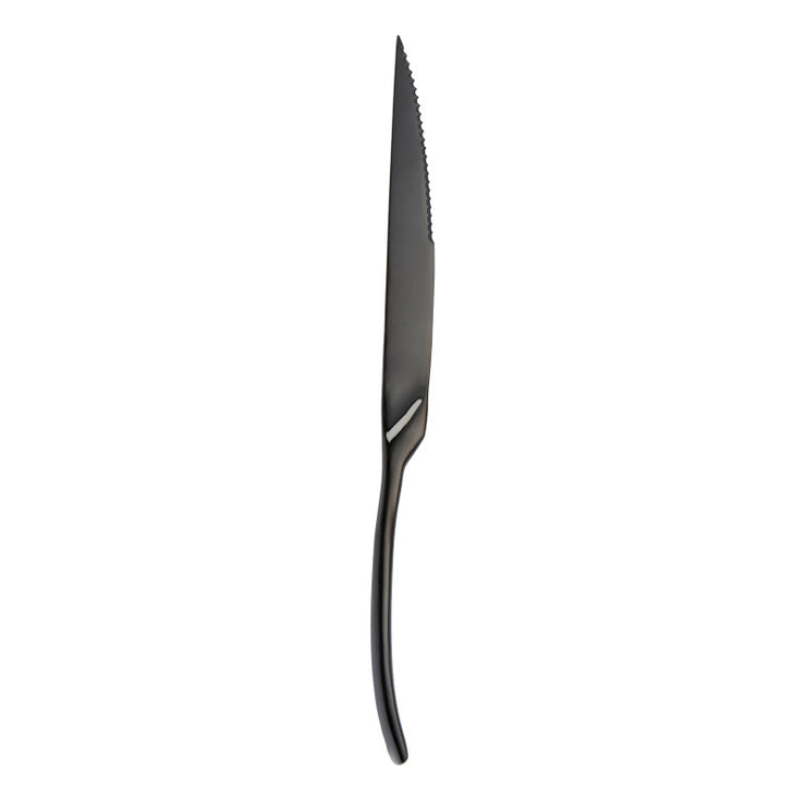 Portugal Titanium Black Stainless Steel Western Cutlery Set