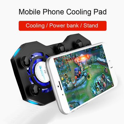 G1 Mobile Phone Cooling Pad Mute Gaming Cooler Radiator Fans