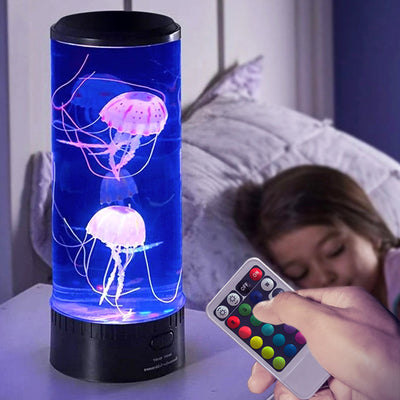 New medium jellyfish lamp USB plug-in colorful LED