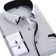 Male Social Business Dress Shirt Brand Men Clothing