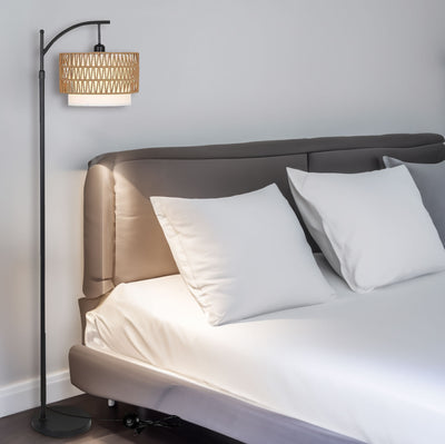 Arc Floor Lamp for Living Room with 3 Color Temperatures