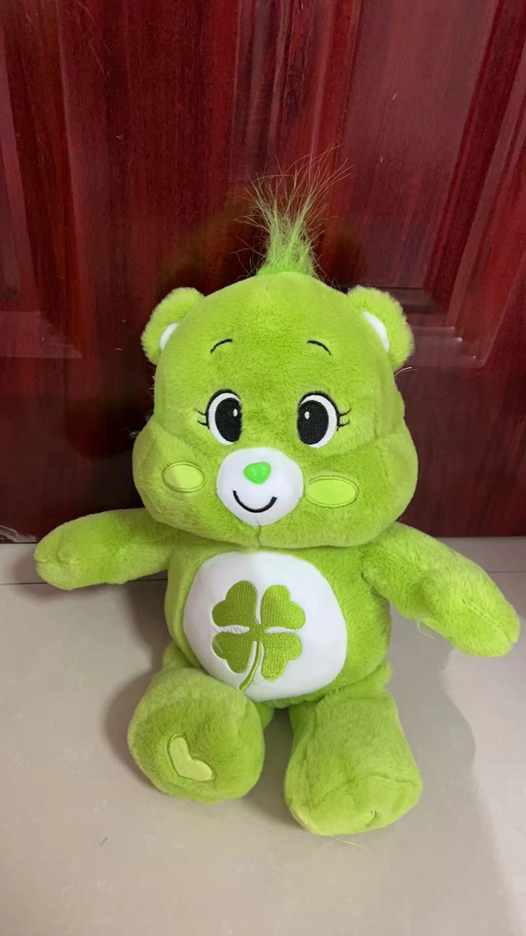Three-color Bear Pillow Plush Toy Rainbow Bear Doll Cute Panda