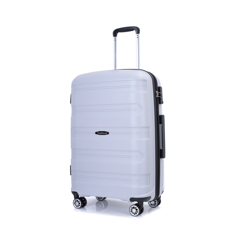 Hardshell Suitcase Spinner Wheels PP Luggage Sets Lightweight Durable