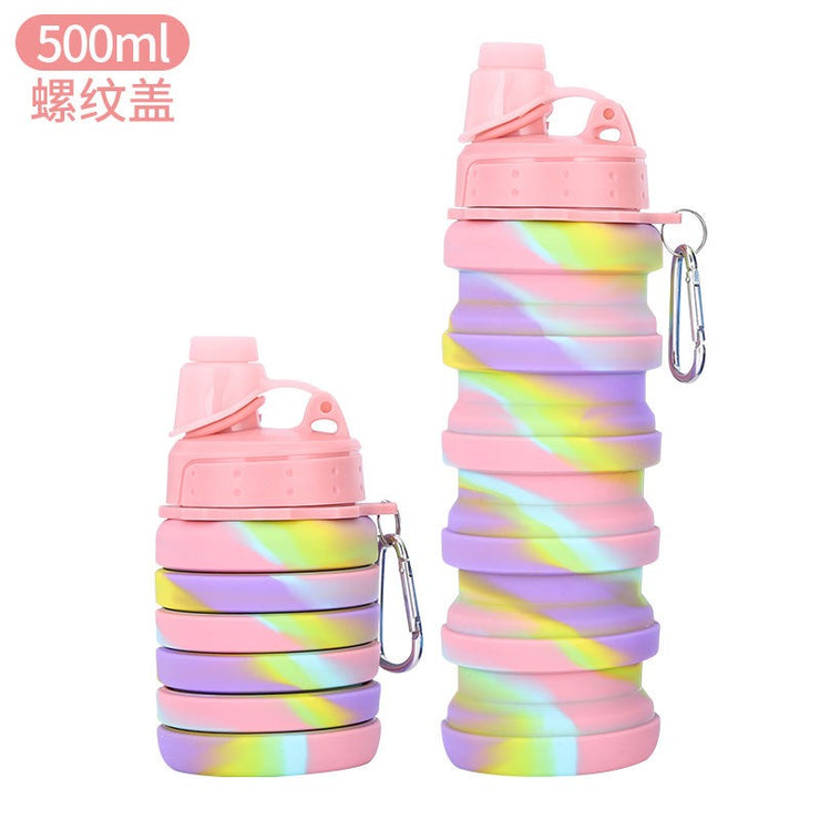 New Silicone Collapsible Sports Water Cups For Men And Women
