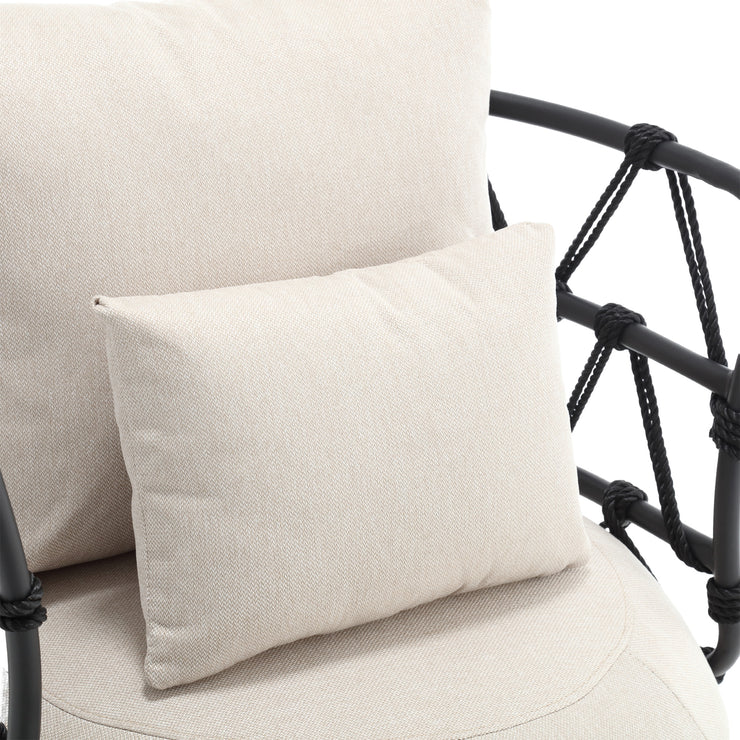 COOLMORE Upholstered Tufted Living Room Chair Textured