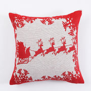Christmas Pillow Cover (without core) Woven Cartoon